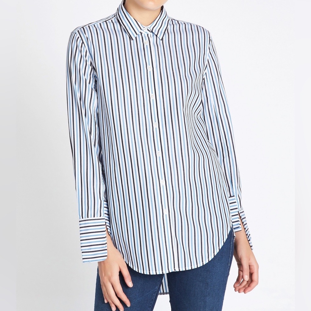 Equipment Femme Split Cuff Essential Button Down … - image 1